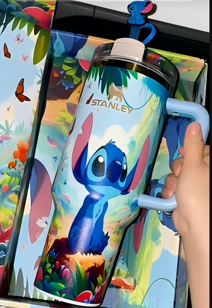 🔥Stitch Insulated Tumble Gift Box 40OZ Include Straw and Topper