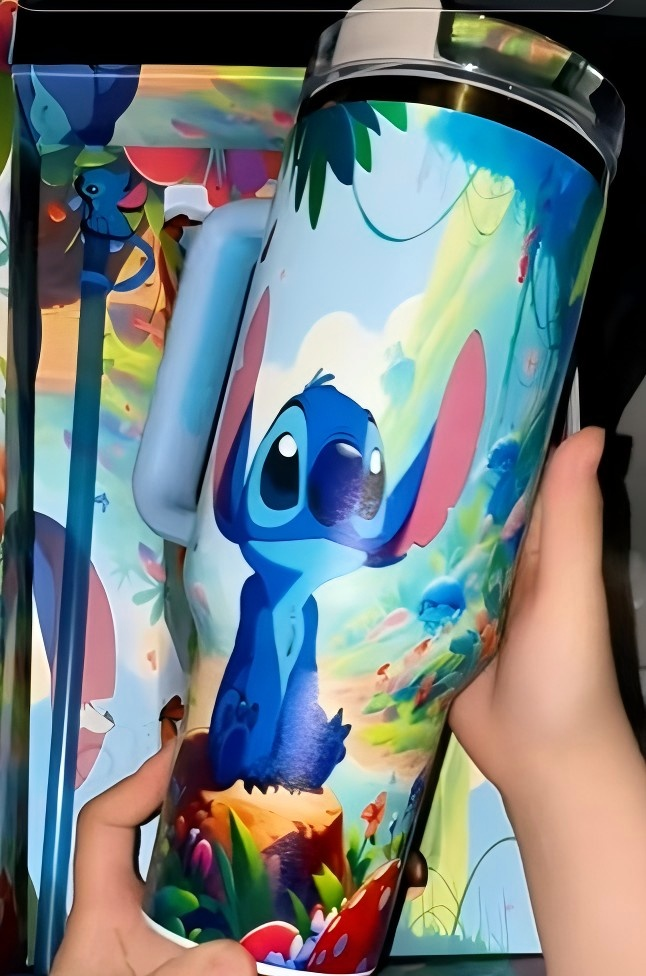 🔥Stitch Insulated Tumble Gift Box 40OZ Include Straw and Topper
