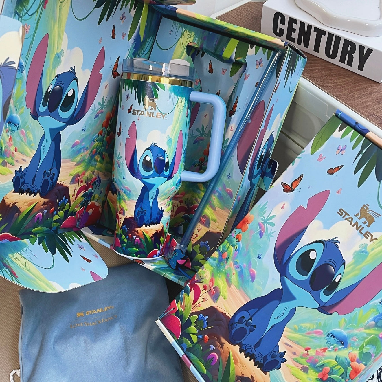 🔥40oz Stitch Tumbler Gift Box 🚢Free Shipping
