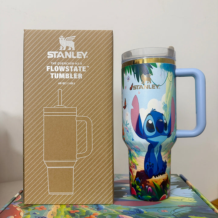 🔥40oz Stitch Tumbler Gift Box 🚢Free Shipping